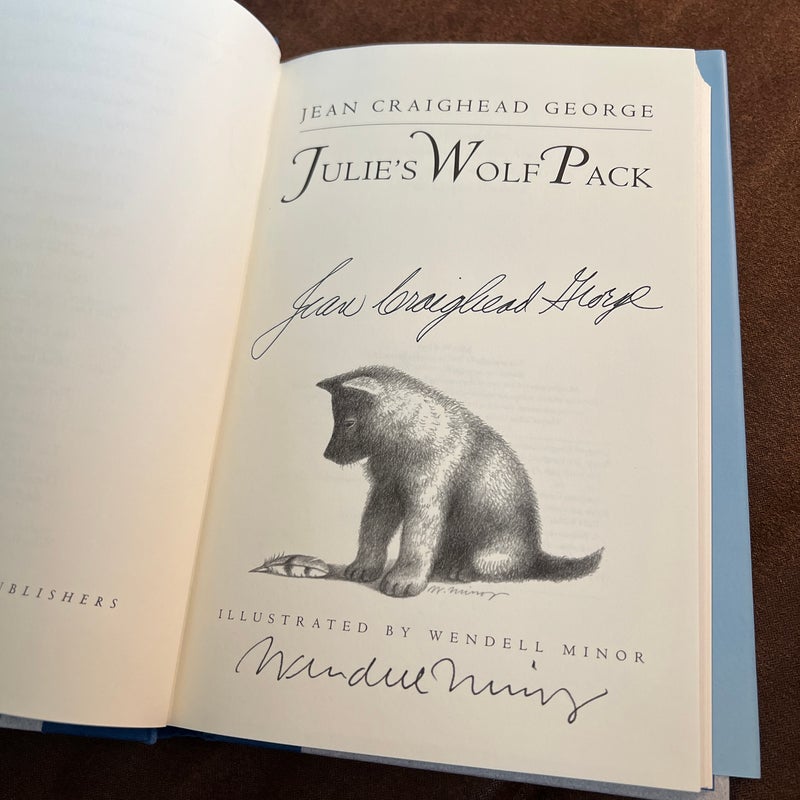 Julie's Wolf Pack*signed, first edition