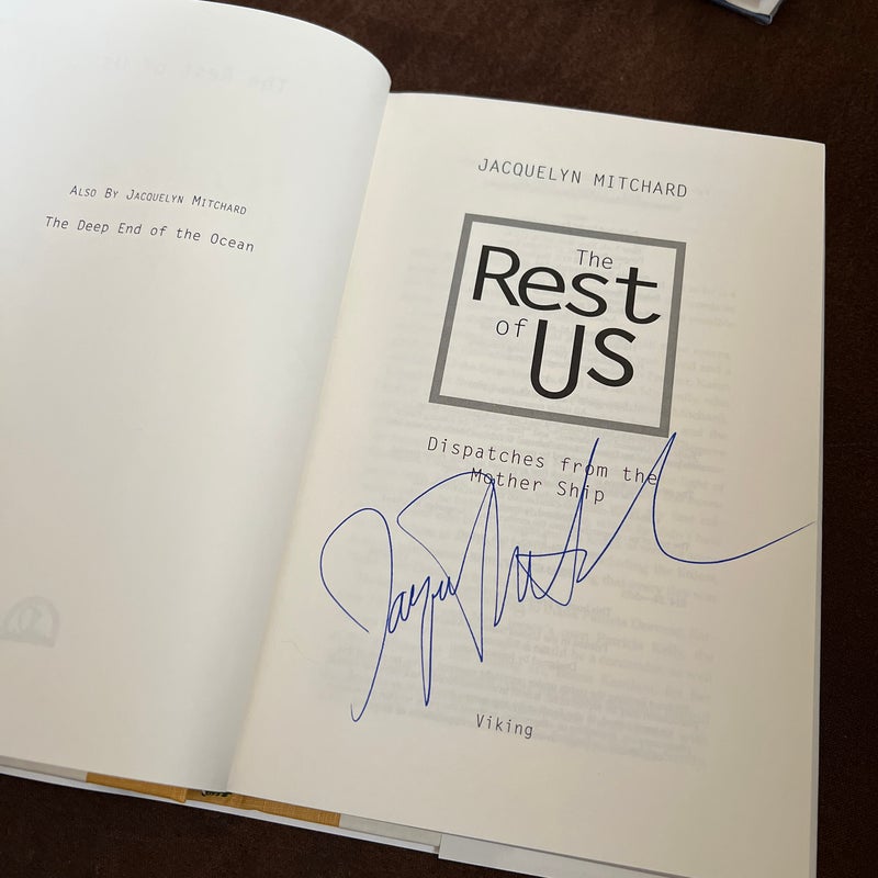 The Rest of Us*signed first edition 