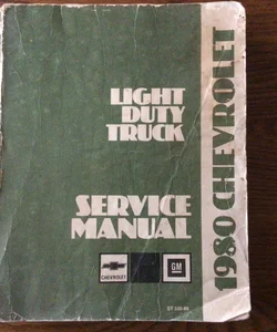 Chevy service manual 