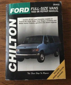 Ford Vans, 1989-1996