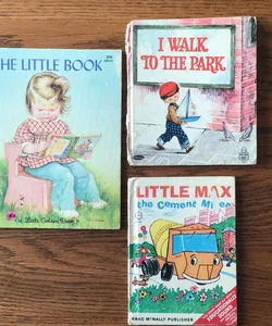 The little book, I walk to the park, Little max the cement mixer.