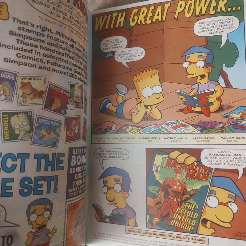 Simpsons Comic Book "With Great Power"