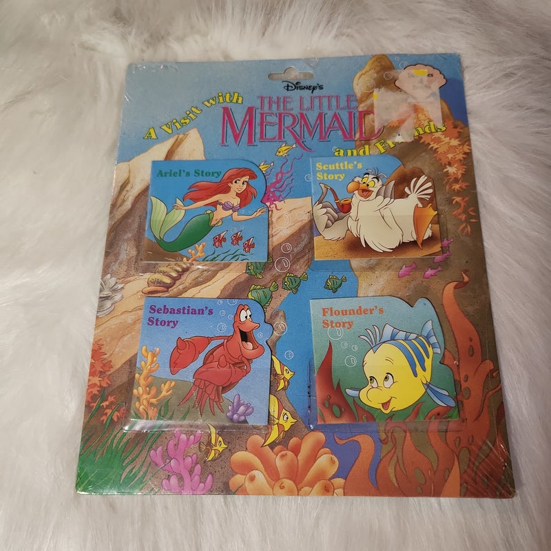 The Little Mermaid 1993 Vintage Mini Books