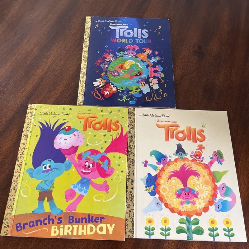 Disney’s “Trolls” 3 books