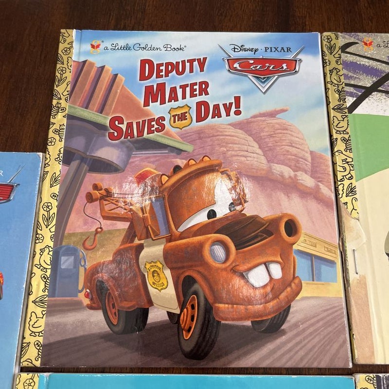 5 Pixar “Cars” books