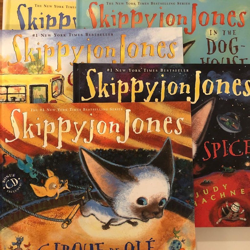 Lot of five Skippyjon Jones books