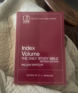 Daily Study Bible Index Volume
