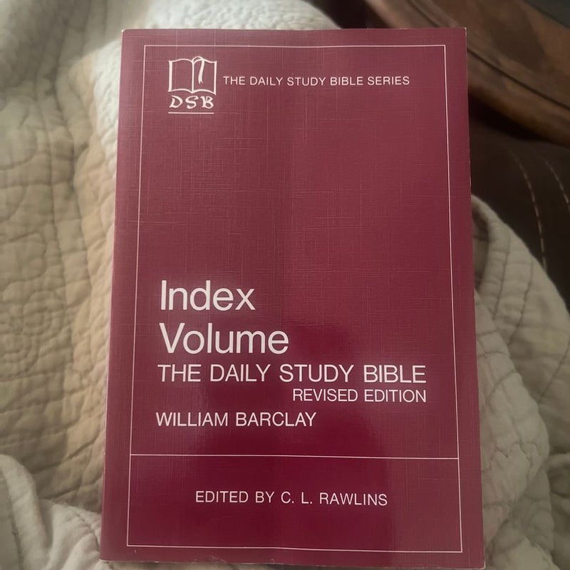 Daily Study Bible Index Volume