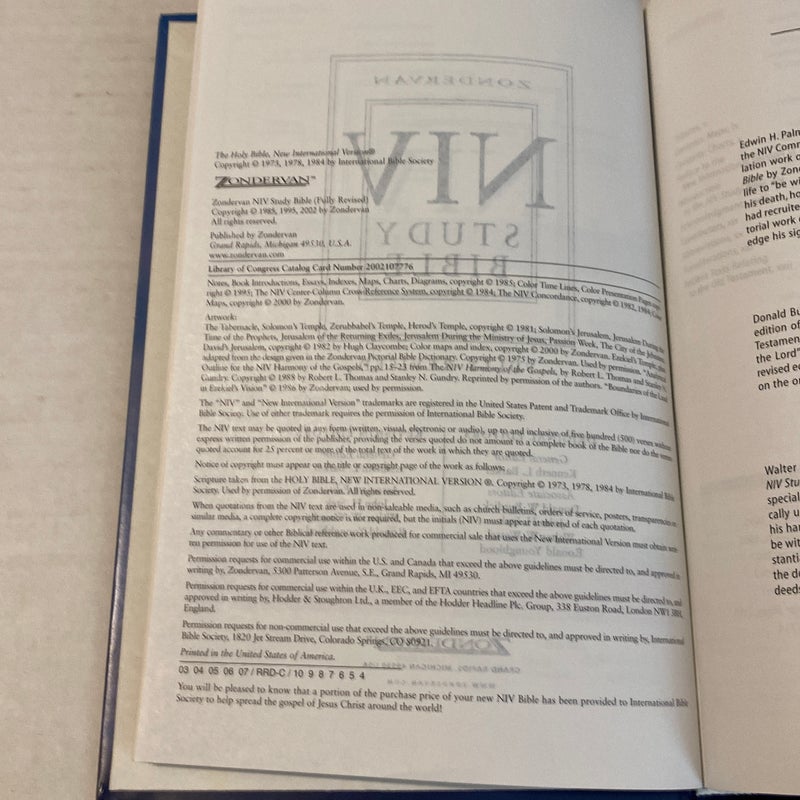 Zondervan NIV Study Bible