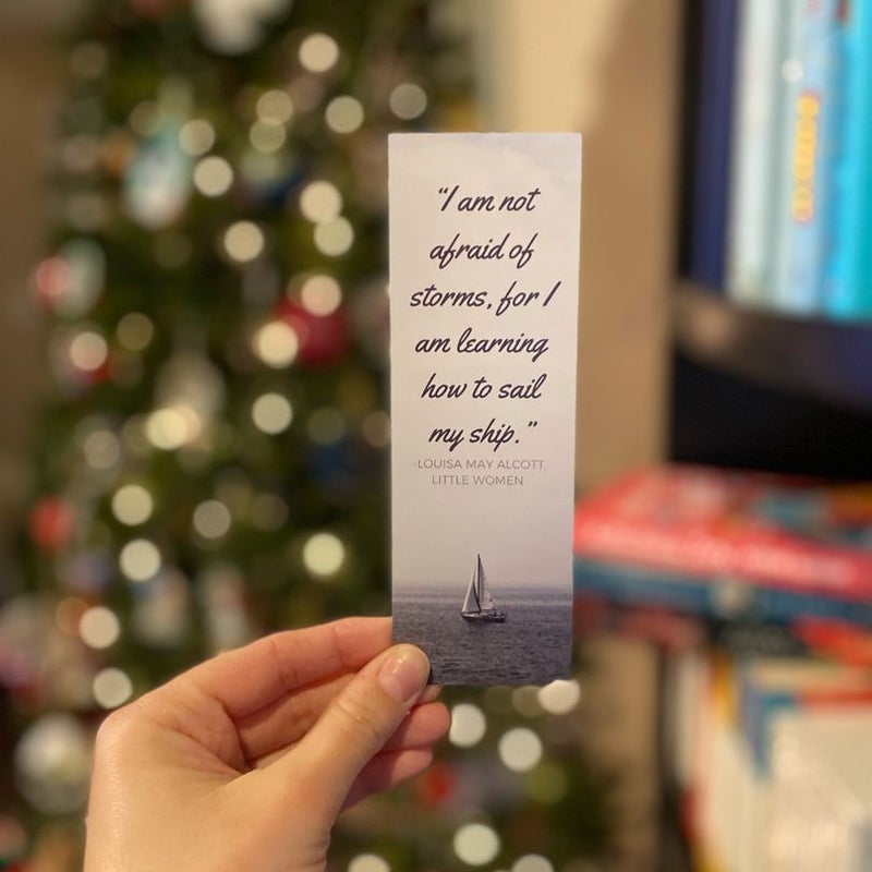 Little Women Quote Bookmark