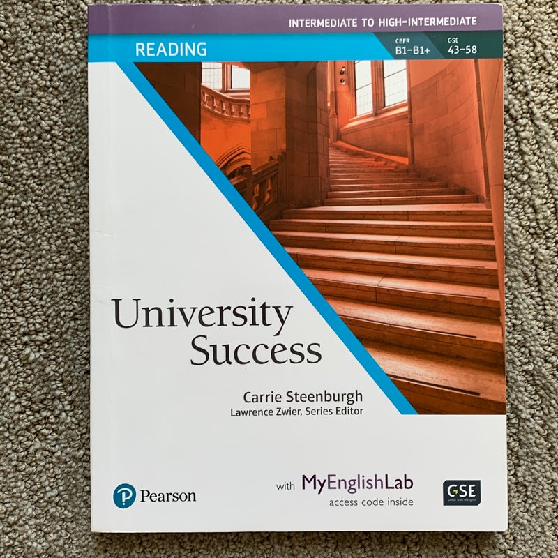 University Success: Intermediate Reading Student Book with MyEnglishLab