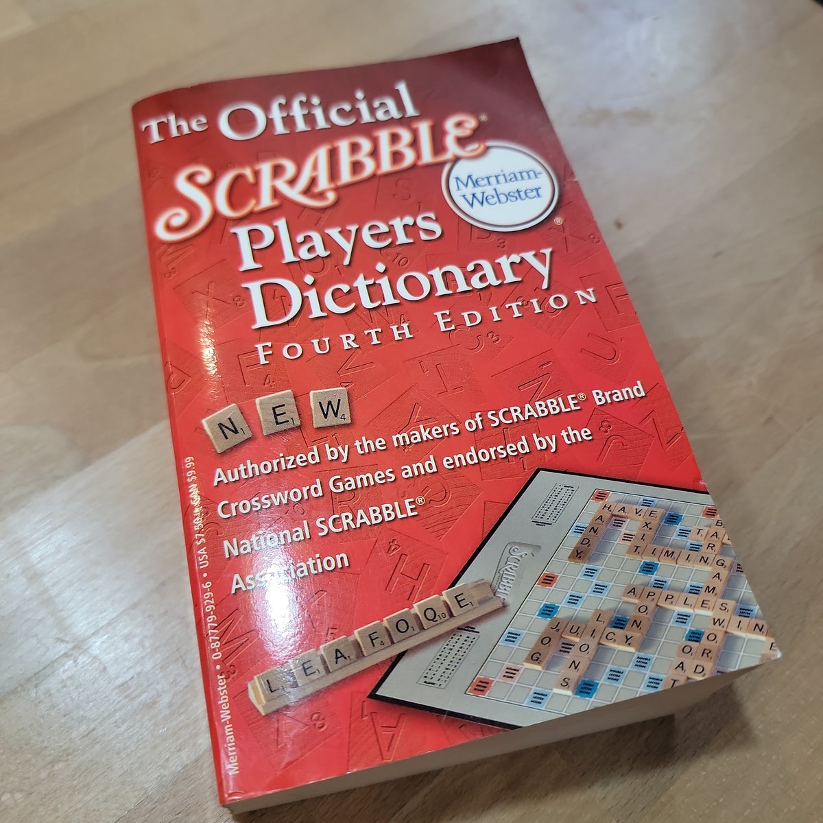 The Official Scrabble Players Dictionary by Merriam-Webster Editors,  Paperback | Pangobooks