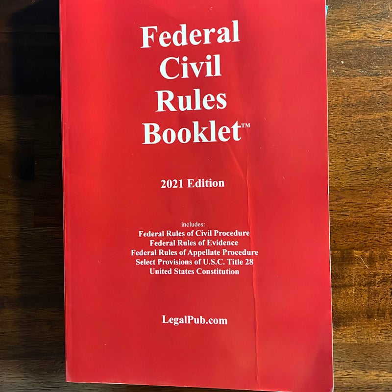 Federal Civil Rules Booklet