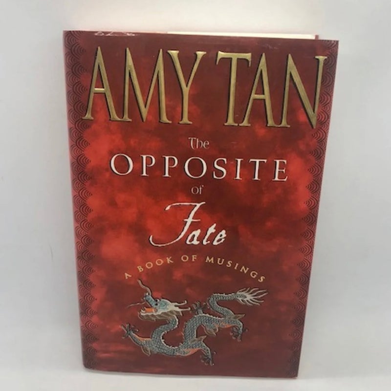 1stEd 1stPrint The Opposite of Fate