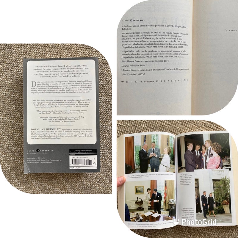 1stEd 1stPrint The Reagan Diaries