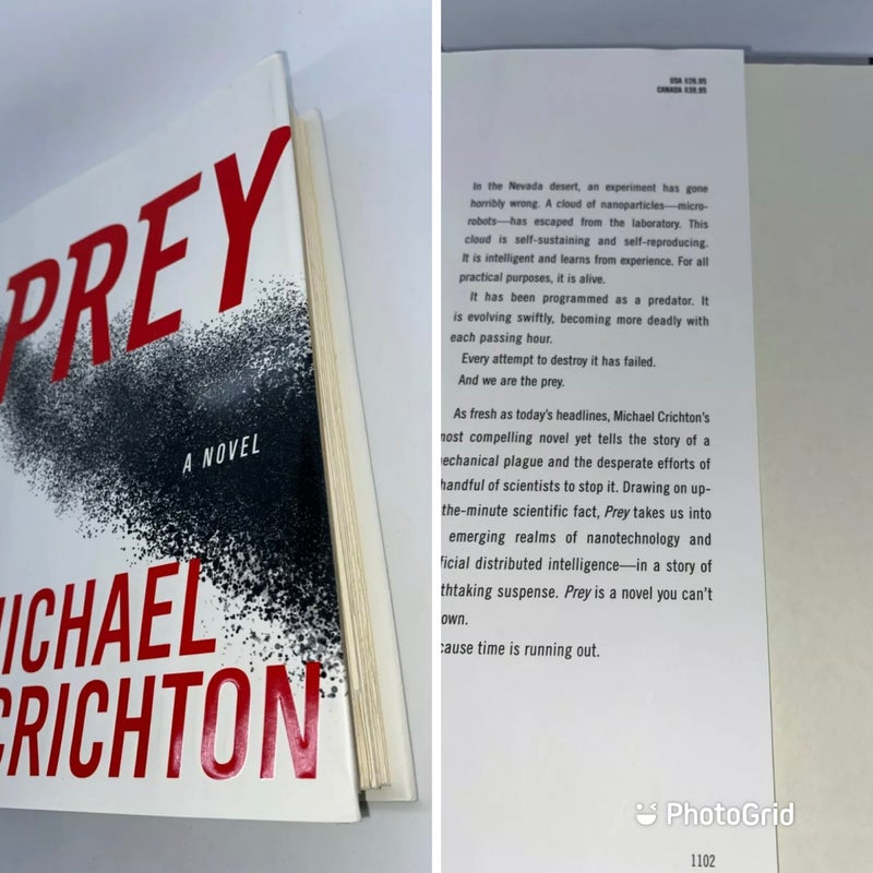 1stEd 1stPrint Prey