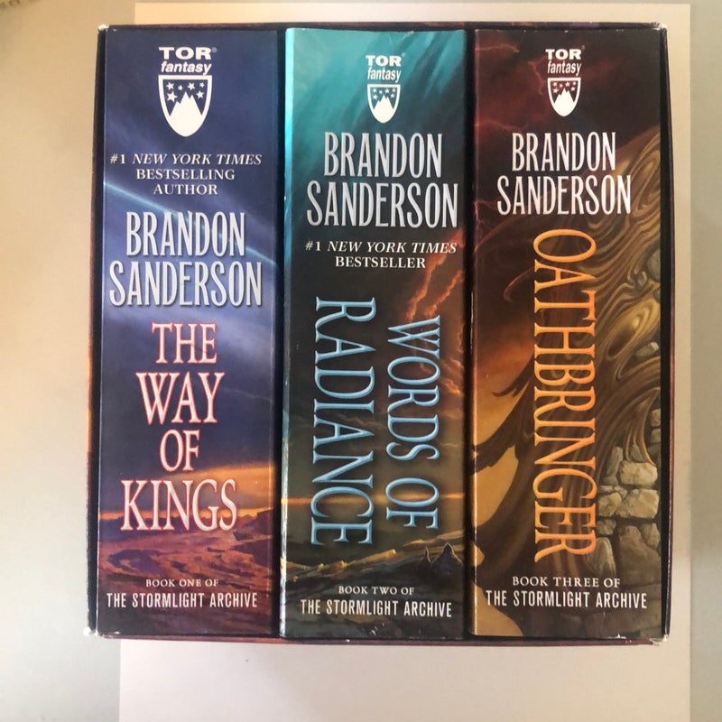 Stormlight Archive MM Boxed Set I, Books 1-3