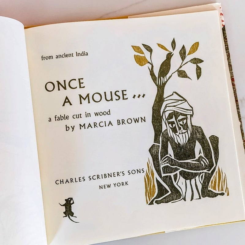 Once a Mouse...a fable cut in wood ©1961, 1st Edition 