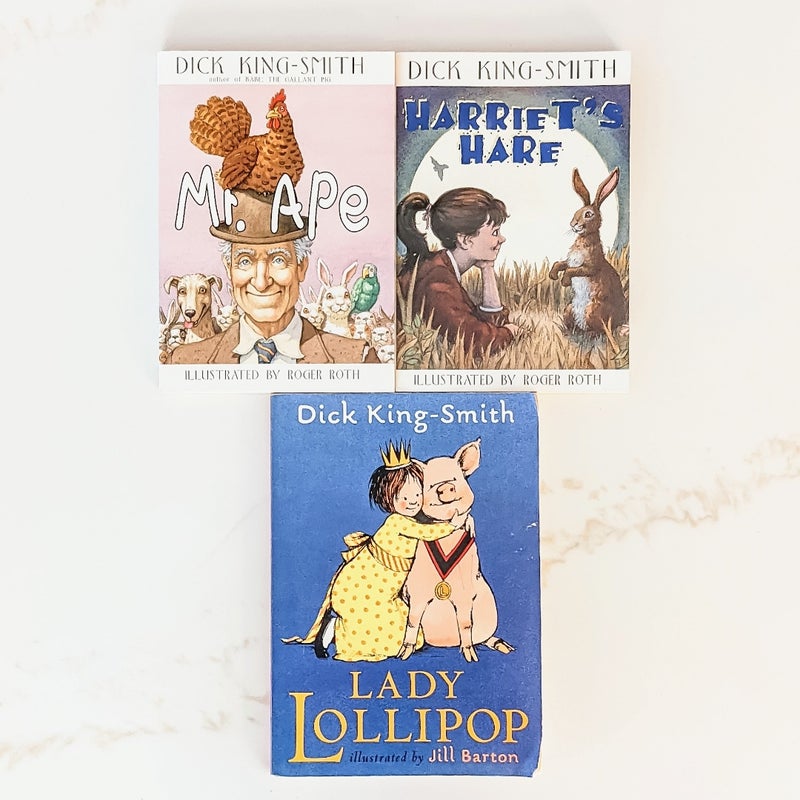 Bundle: 1. Mr Ape, 2. Harriet's Hare, 3. Lady Lollipop 