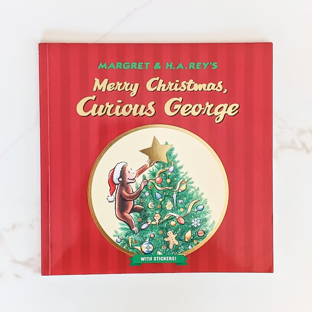 Merry Christmas, Curious George with Stickers