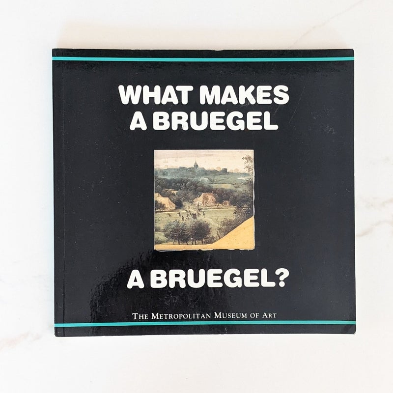 What Makes a Bruegel a Bruegel?