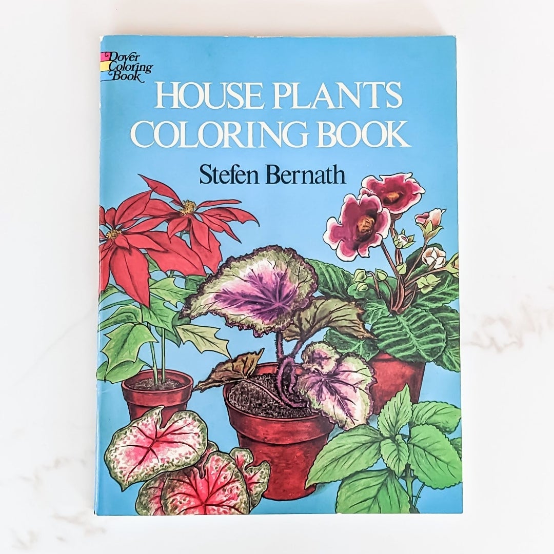 House Plants Coloring Book