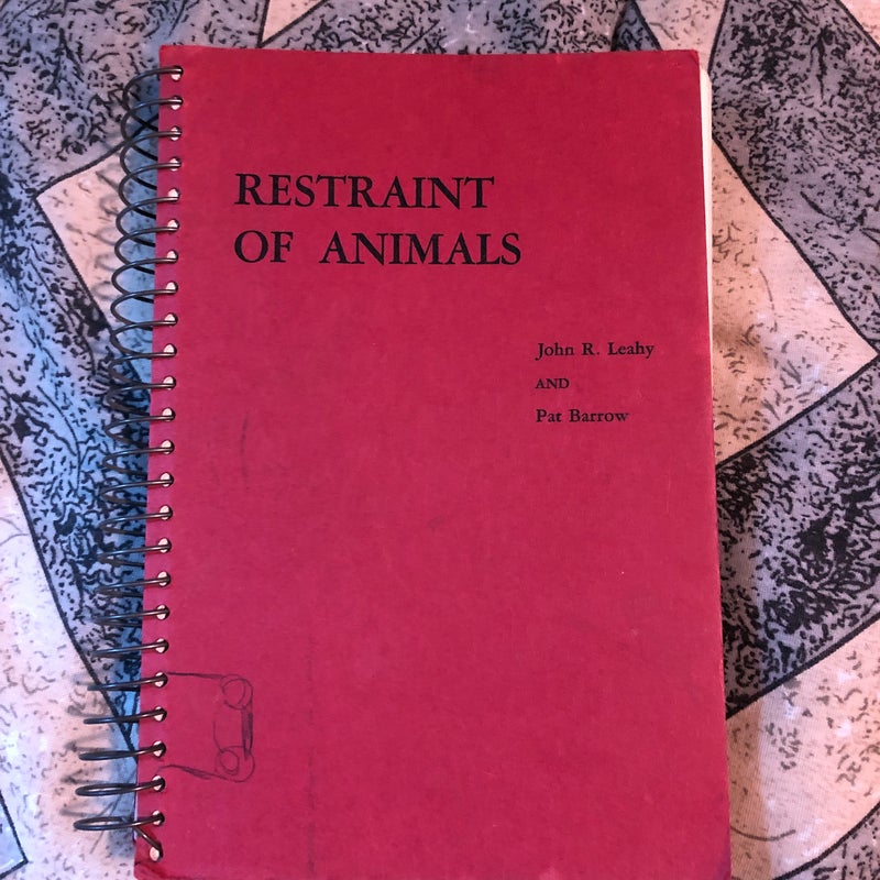 Restraint Of Animals