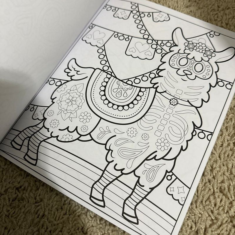 Art with Edge: Sugar Skulls coloring book