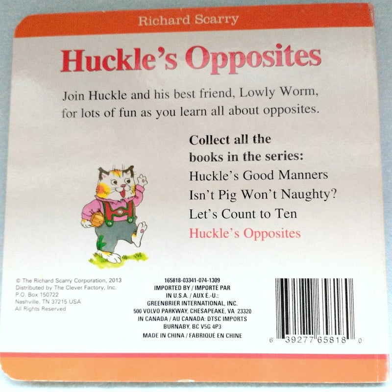 Huckle's Opposites