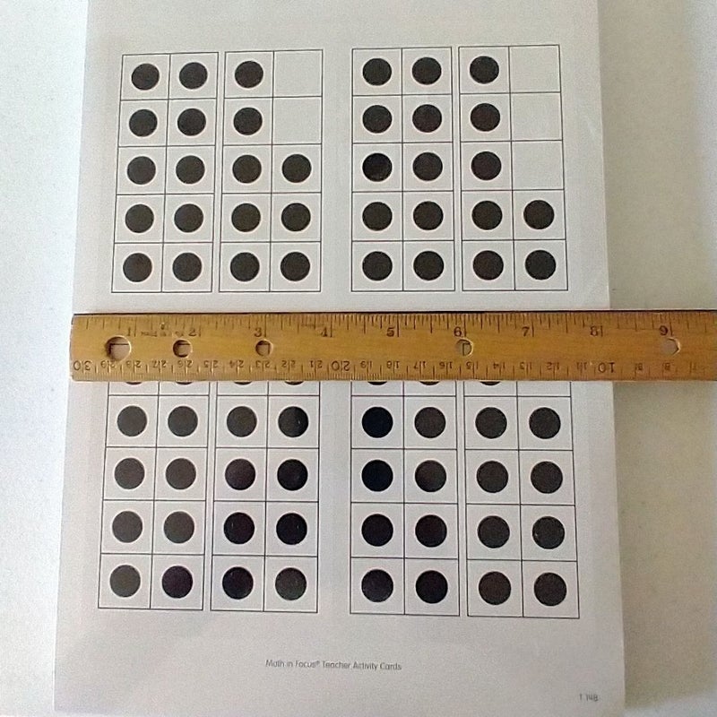 Math in Focus Kindergarten Activity Card Pack NEW