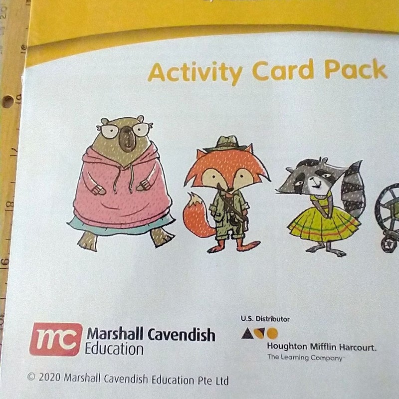 Math in Focus Kindergarten Activity Card Pack NEW