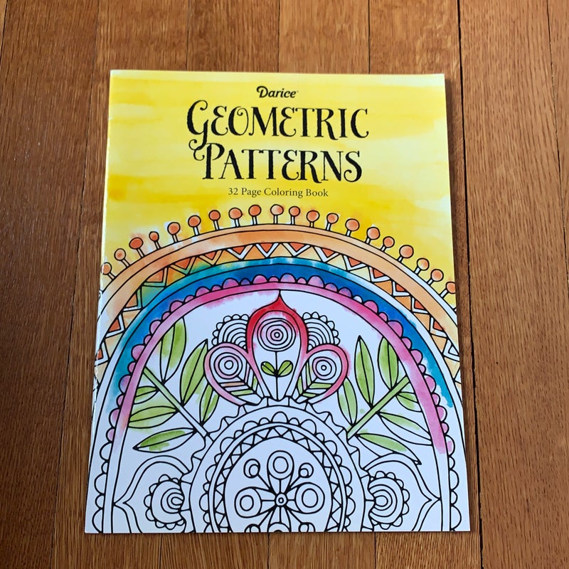 Arabic Floral Patterns Coloring Book