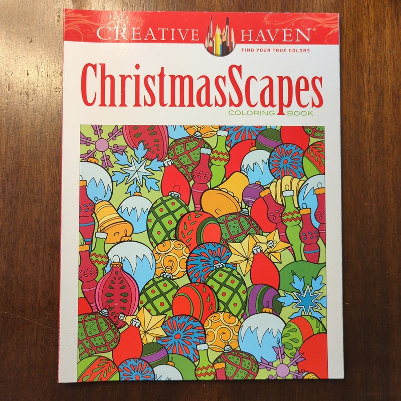 Creative Haven ChristmasScapes Coloring Book