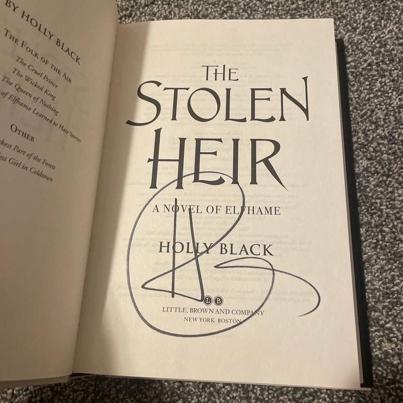 The Stolen Heir B&N *Signed*