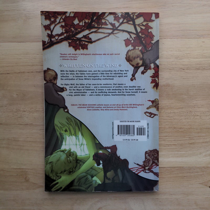 Fables Vol. 5: the Mean Seasons