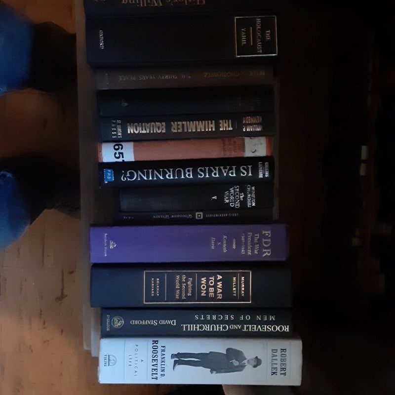 Collection of books on World War 2