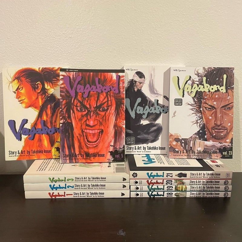 Vagabond Singles Manga 1-35 Near Complete Set • [English - Out of Print]