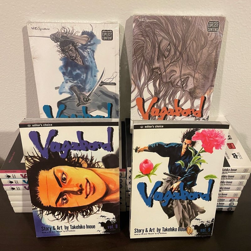 Vagabond Singles Manga 1-35 Near Complete Set • [English - Out of Print]