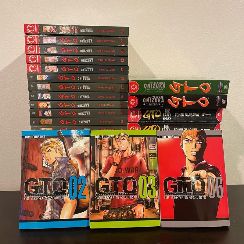 GTO - Great Teacher Onizuka Manga & Anime Lot! • [English - First Print]