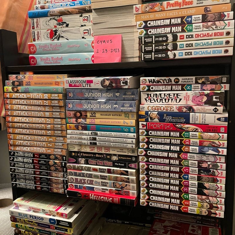 whole bunch of manga lot #4 • message me!