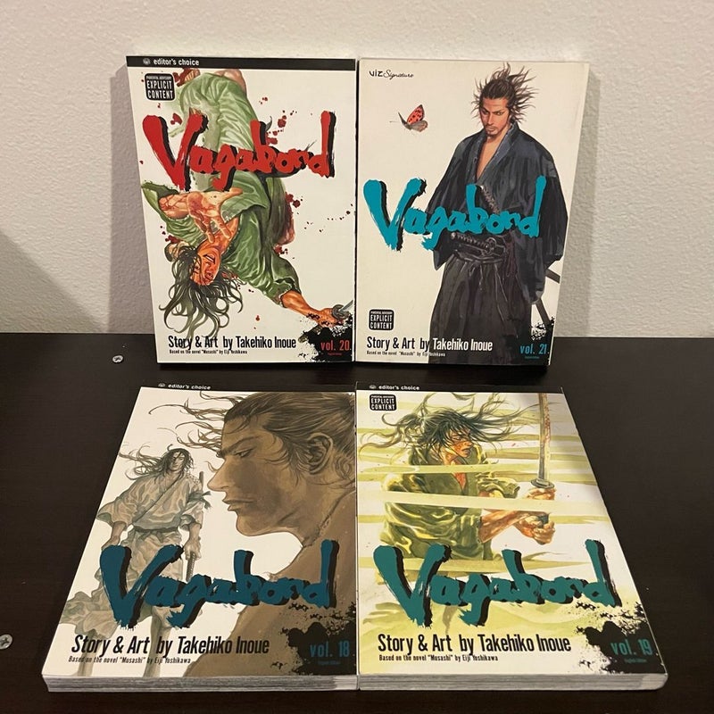 Vagabond Singles Manga 1-35 Near Complete Set • [English - Out of Print]