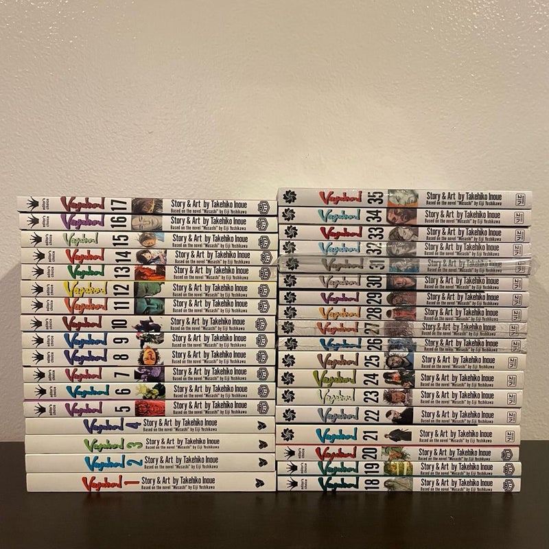 英語版　バガボンド　1-16 Vagabond Vol 1-37 Complete Full Set Takehiko Inoue Japanese