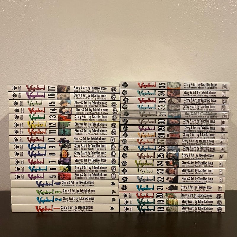 Vagabond Singles Manga 1-35 Near Complete Set • [English - Out of Print]