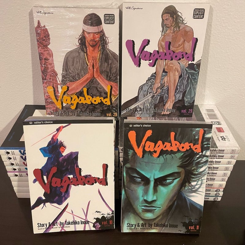 Vagabond Singles Manga 135 Near Complete Set • [English Out of Print