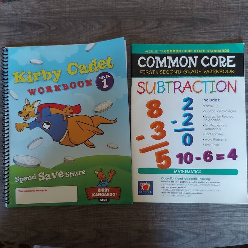 First & Second Grade Math workbooks 