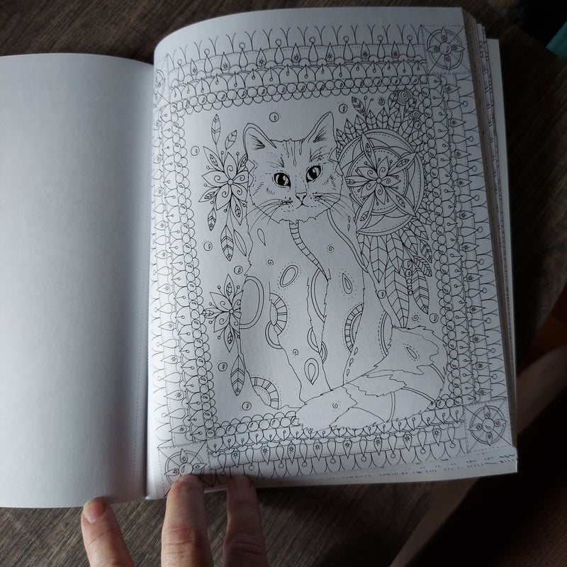 Zendoodle Coloring: Cozy Cats