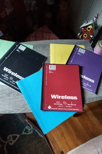 Wireless notebooks with folders 