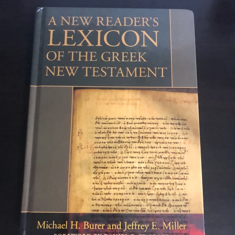 A New Reader's Lexicon of the Greek New Testament