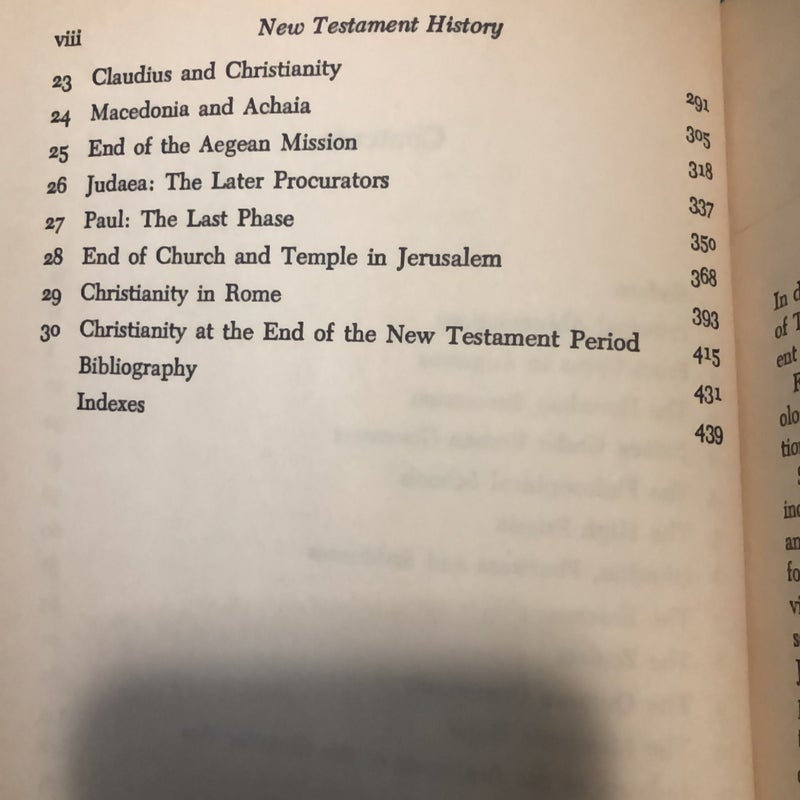 New Testament History