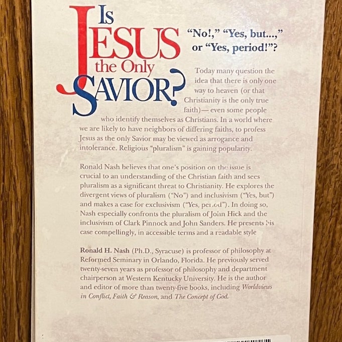 Is Jesus the Only Savior?